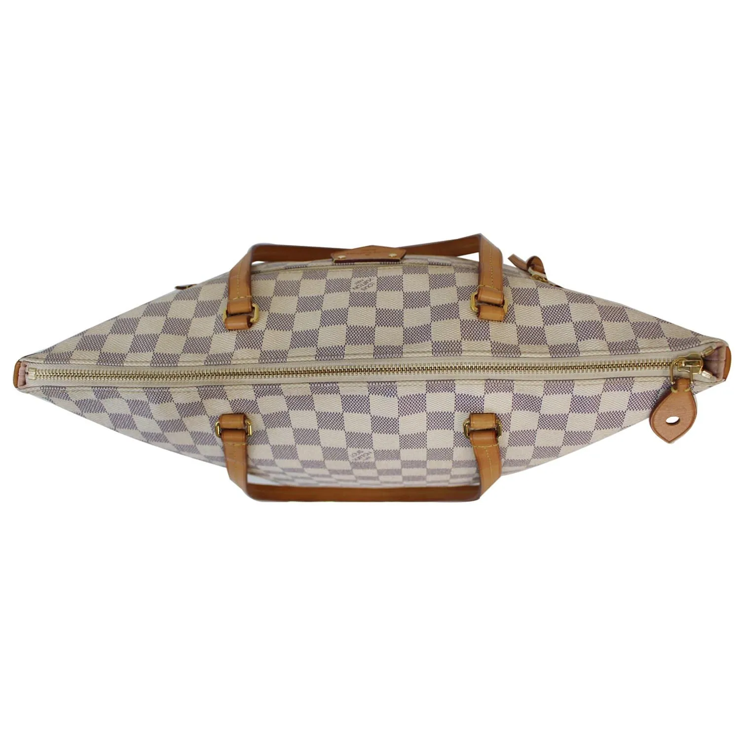 LOUIS VUITTON Iena MM Damier Azur Shoulder Bag White