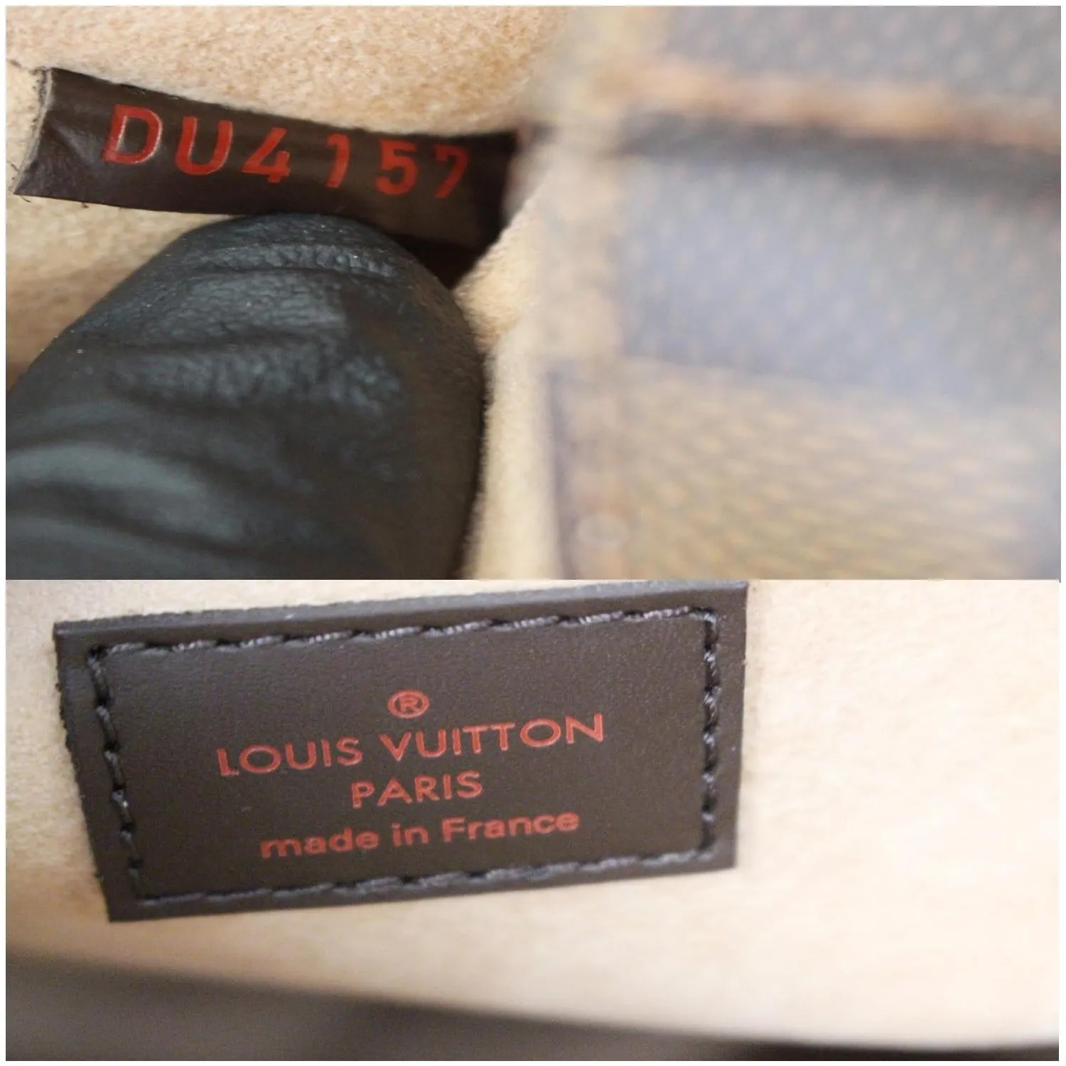 LOUIS VUITTON Kensington Damier Ebene Shoulder Bag Brown