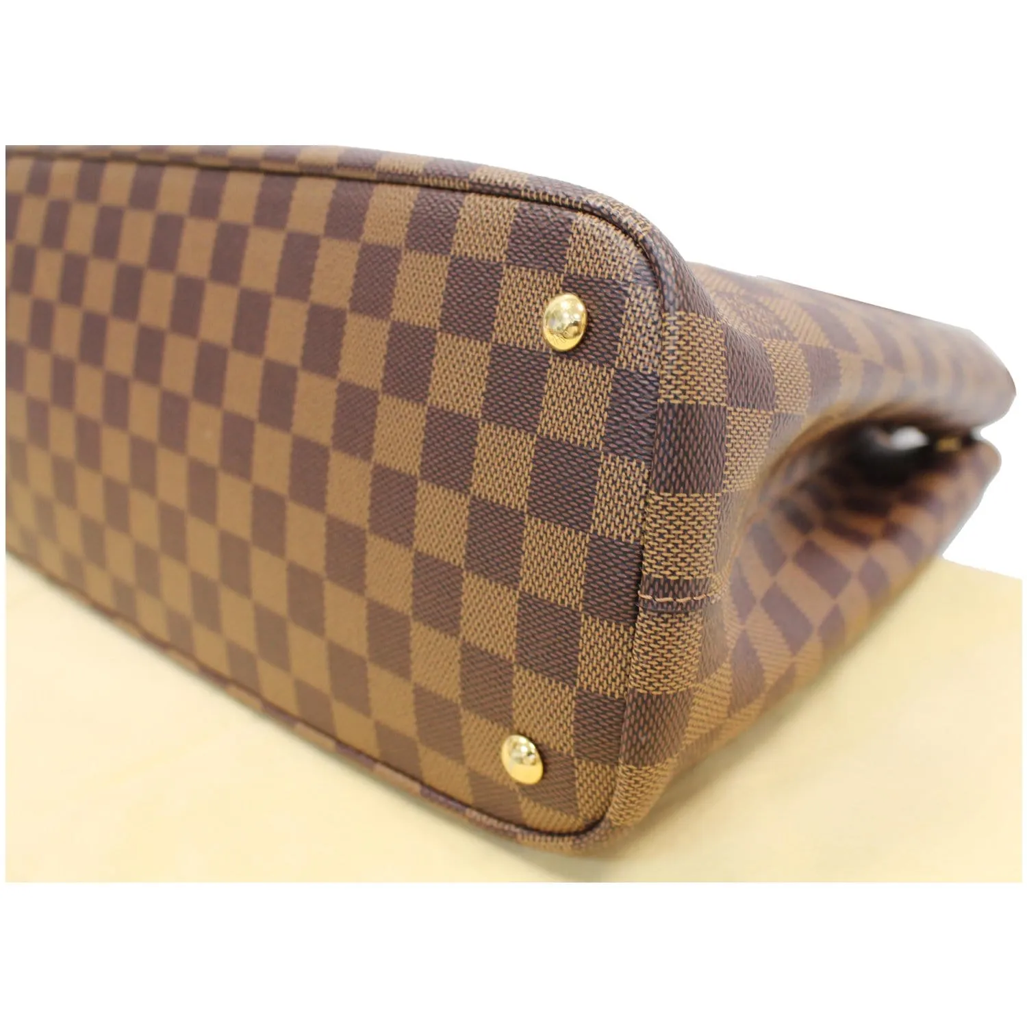 LOUIS VUITTON Kensington Damier Ebene Shoulder Bag Brown
