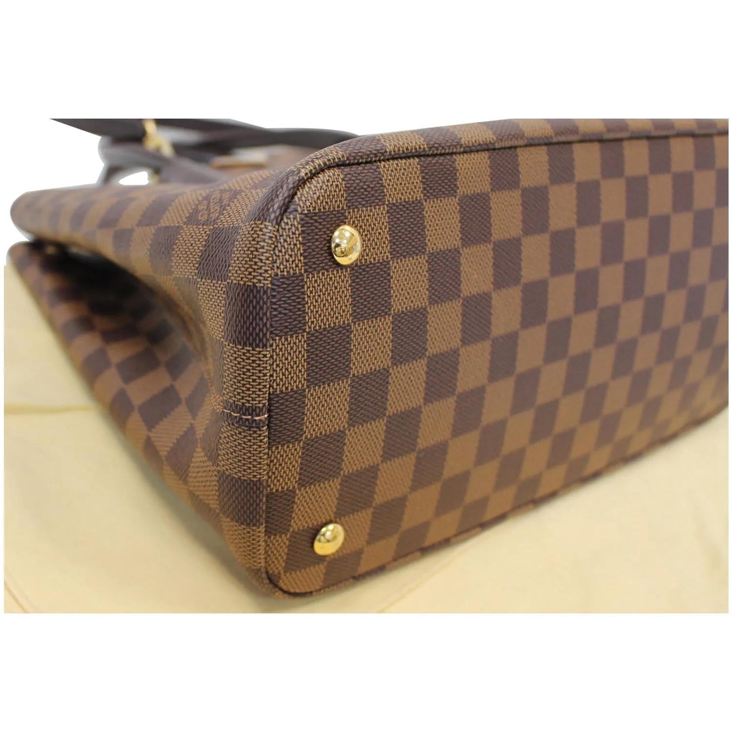 LOUIS VUITTON Kensington Damier Ebene Shoulder Bag Brown