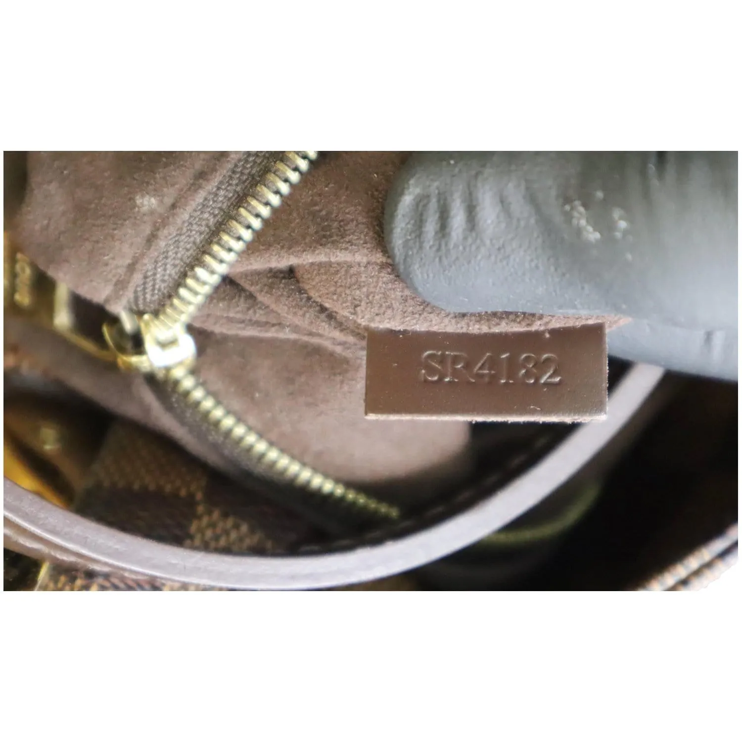 LOUIS VUITTON Marylebone PM Damier Ebene Shoulder Bag Brown