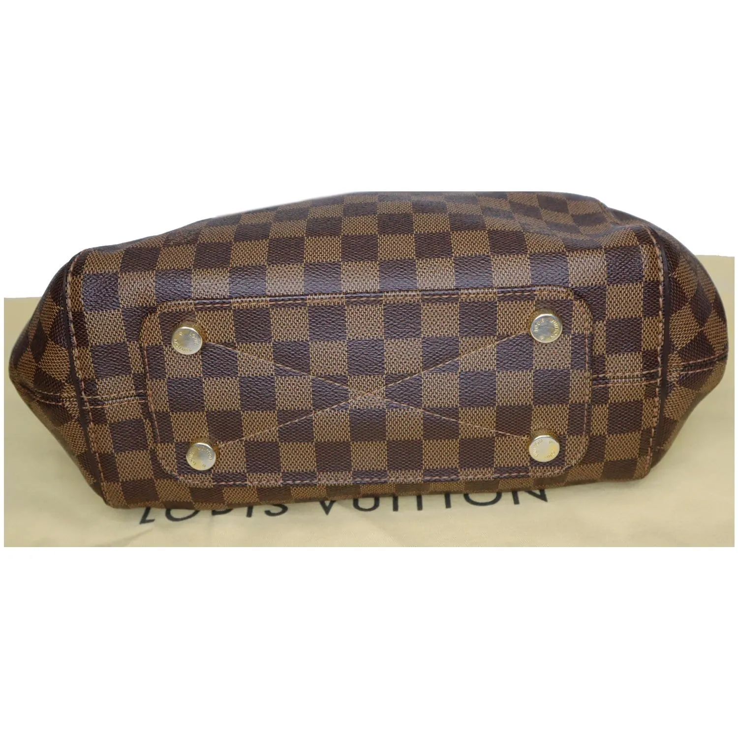 LOUIS VUITTON Marylebone PM Damier Ebene Shoulder Bag Brown