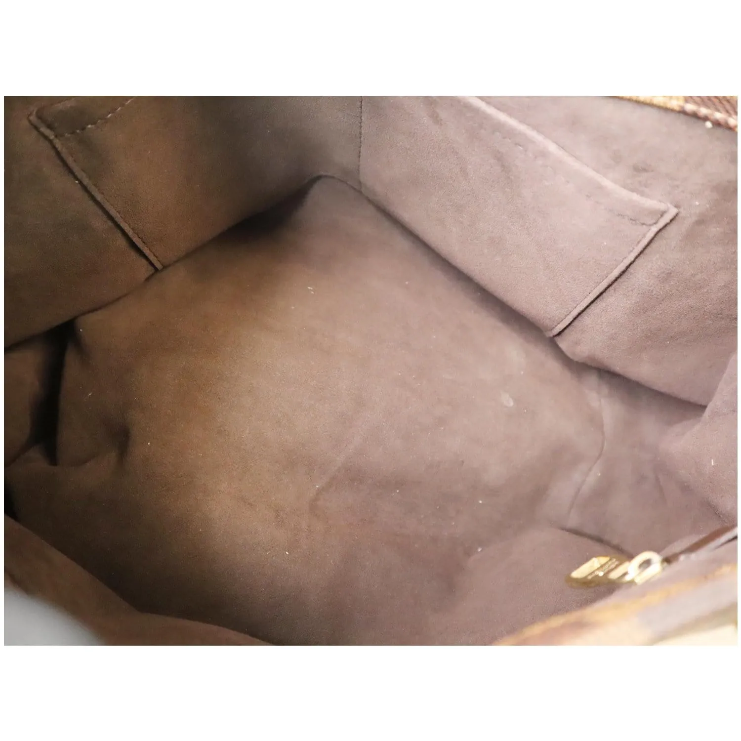 LOUIS VUITTON Marylebone PM Damier Ebene Shoulder Bag Brown