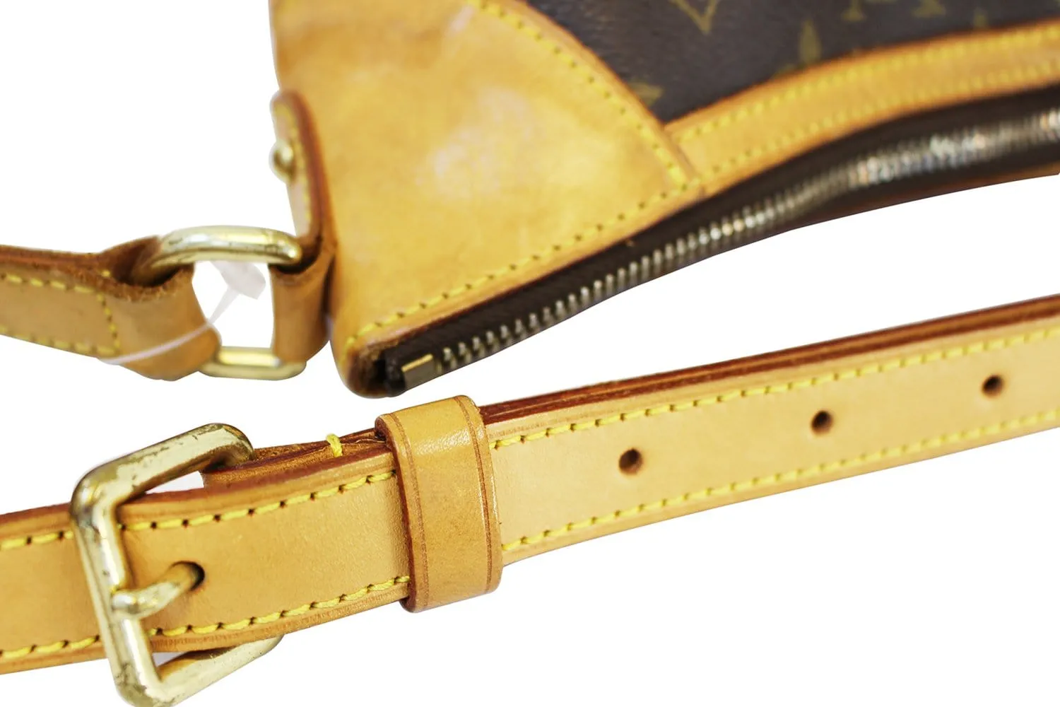LOUIS VUITTON Monogram Brown Odeon MM Shoulder Bag