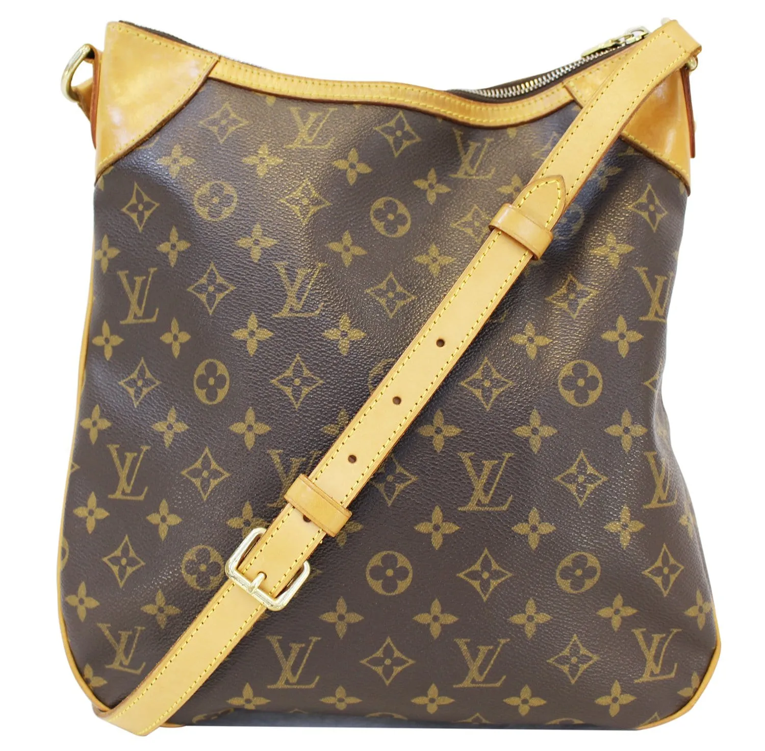 LOUIS VUITTON Monogram Brown Odeon MM Shoulder Bag