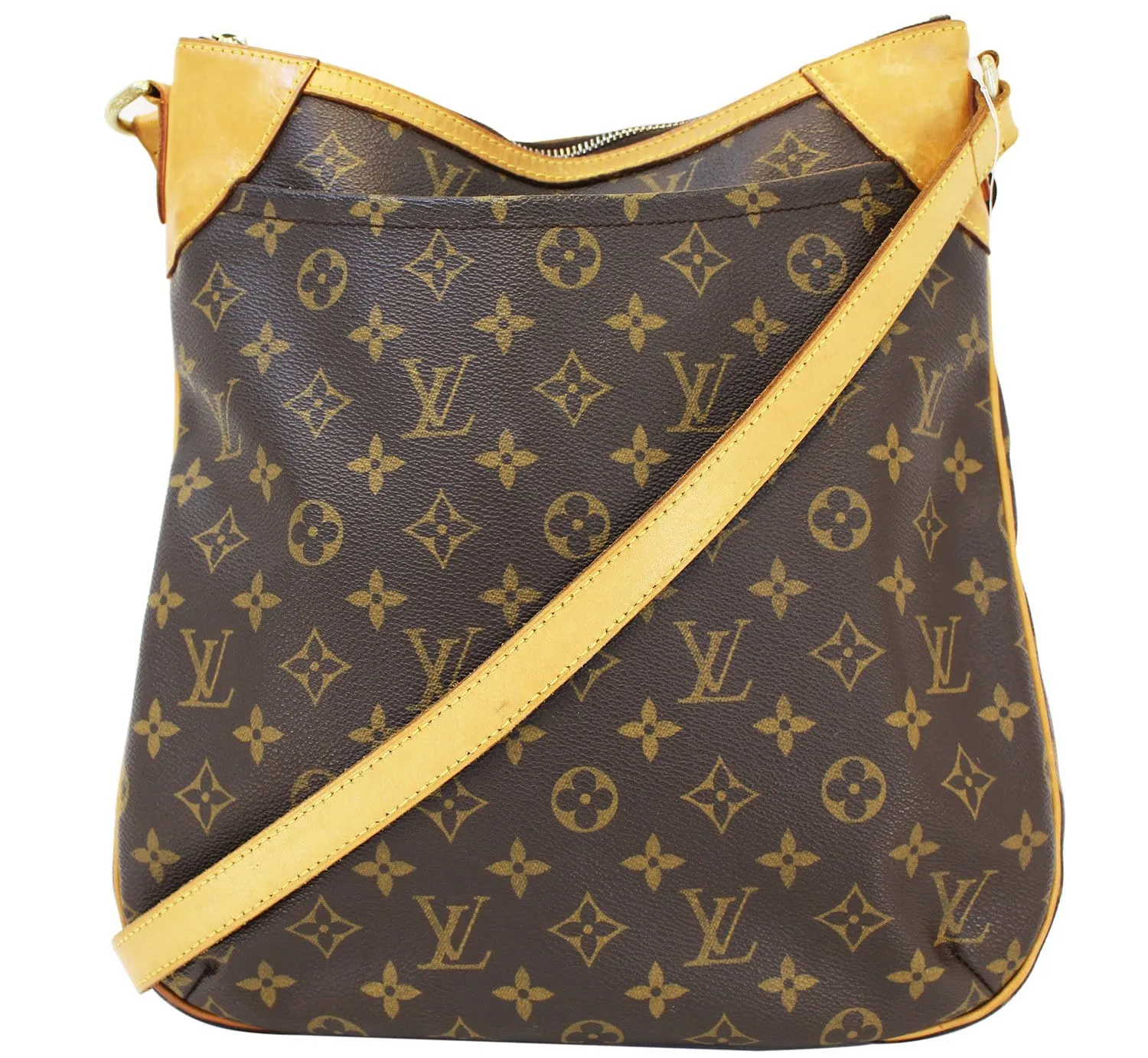 LOUIS VUITTON Monogram Brown Odeon MM Shoulder Bag