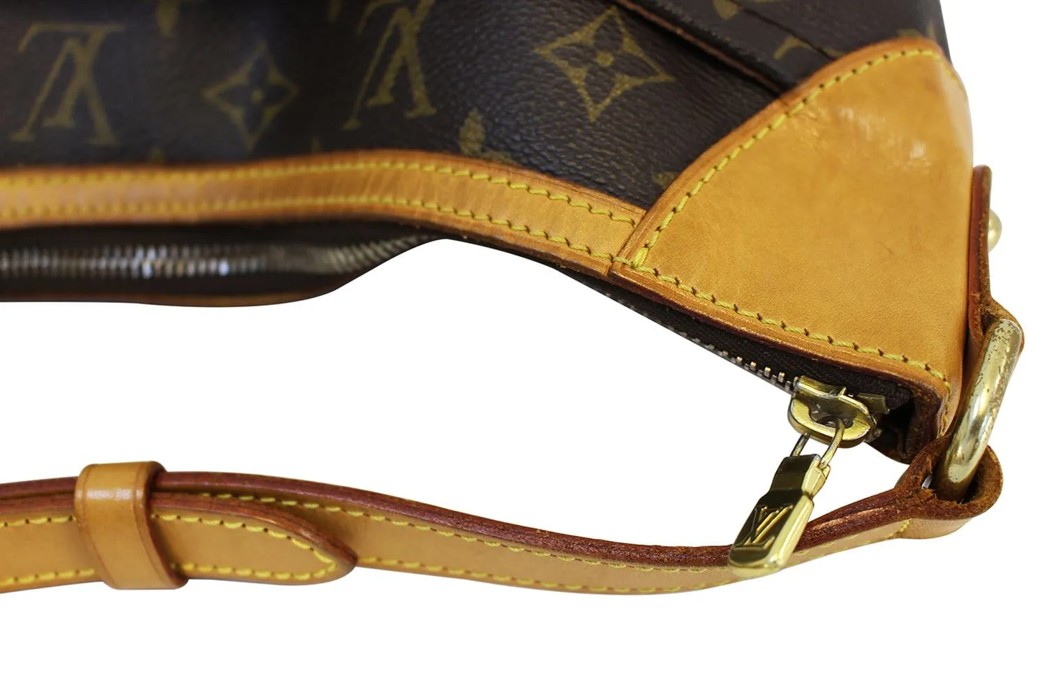 LOUIS VUITTON Monogram Brown Odeon MM Shoulder Bag
