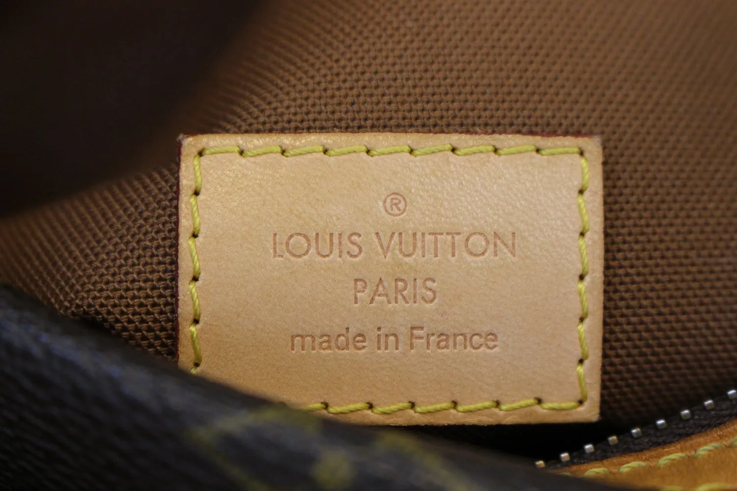 LOUIS VUITTON Monogram Brown Odeon MM Shoulder Bag