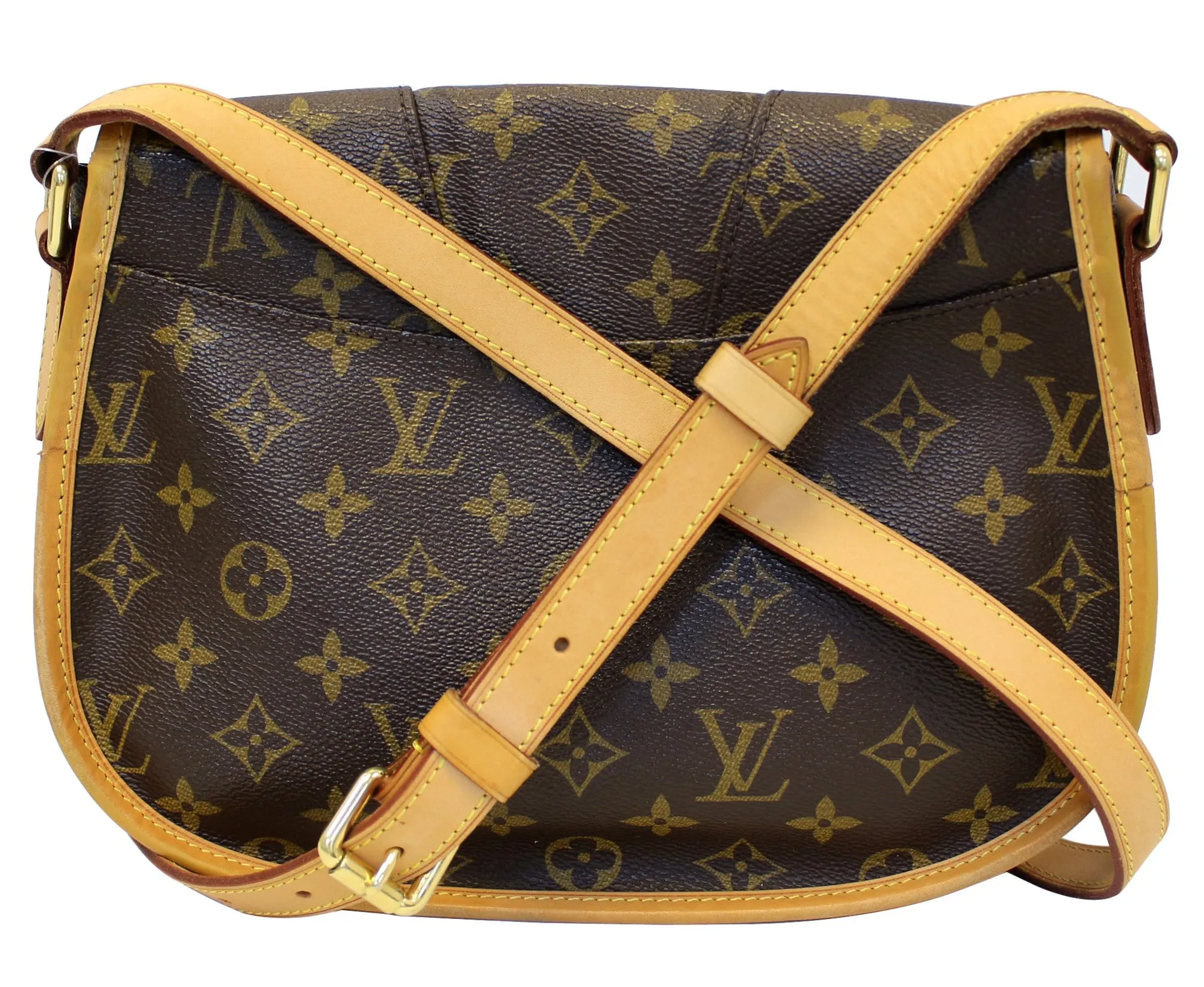 LOUIS VUITTON Monogram Canvas Menilmontant PM Shoulder Bag