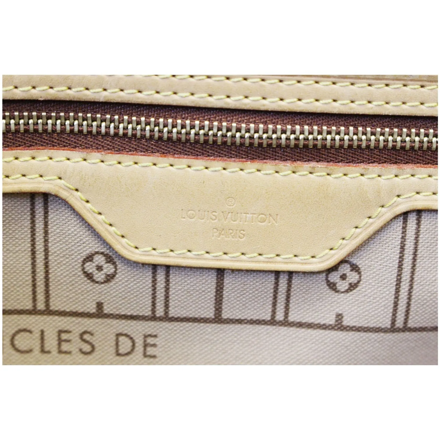 LOUIS VUITTON Monogram Canvas Neverfull MM Brown Tote Bag