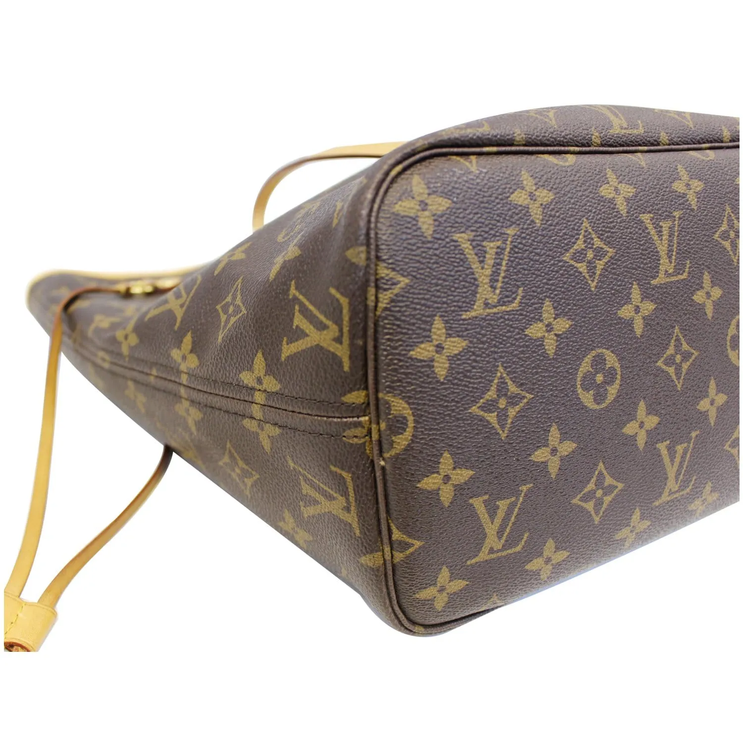 LOUIS VUITTON Monogram Canvas Neverfull MM Brown Tote Bag
