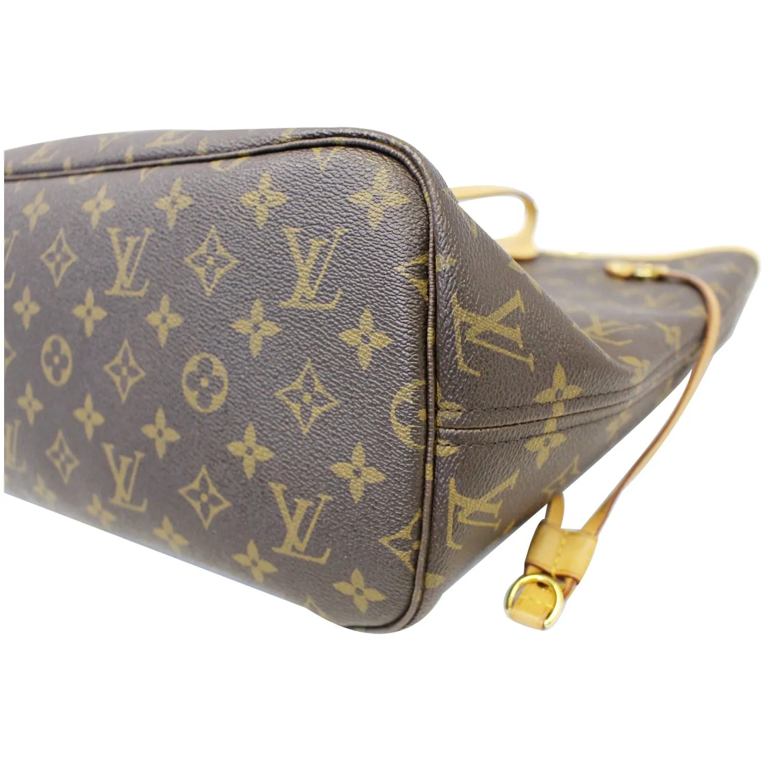 LOUIS VUITTON Monogram Canvas Neverfull MM Brown Tote Bag