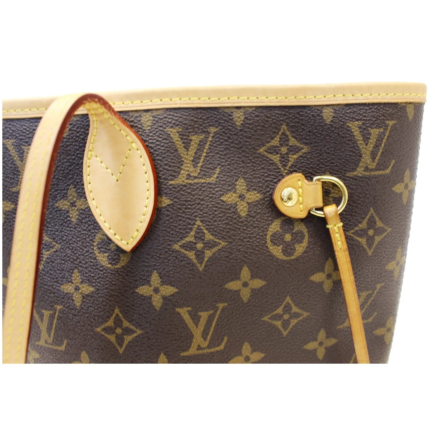 LOUIS VUITTON Monogram Canvas Neverfull MM Brown Tote Bag