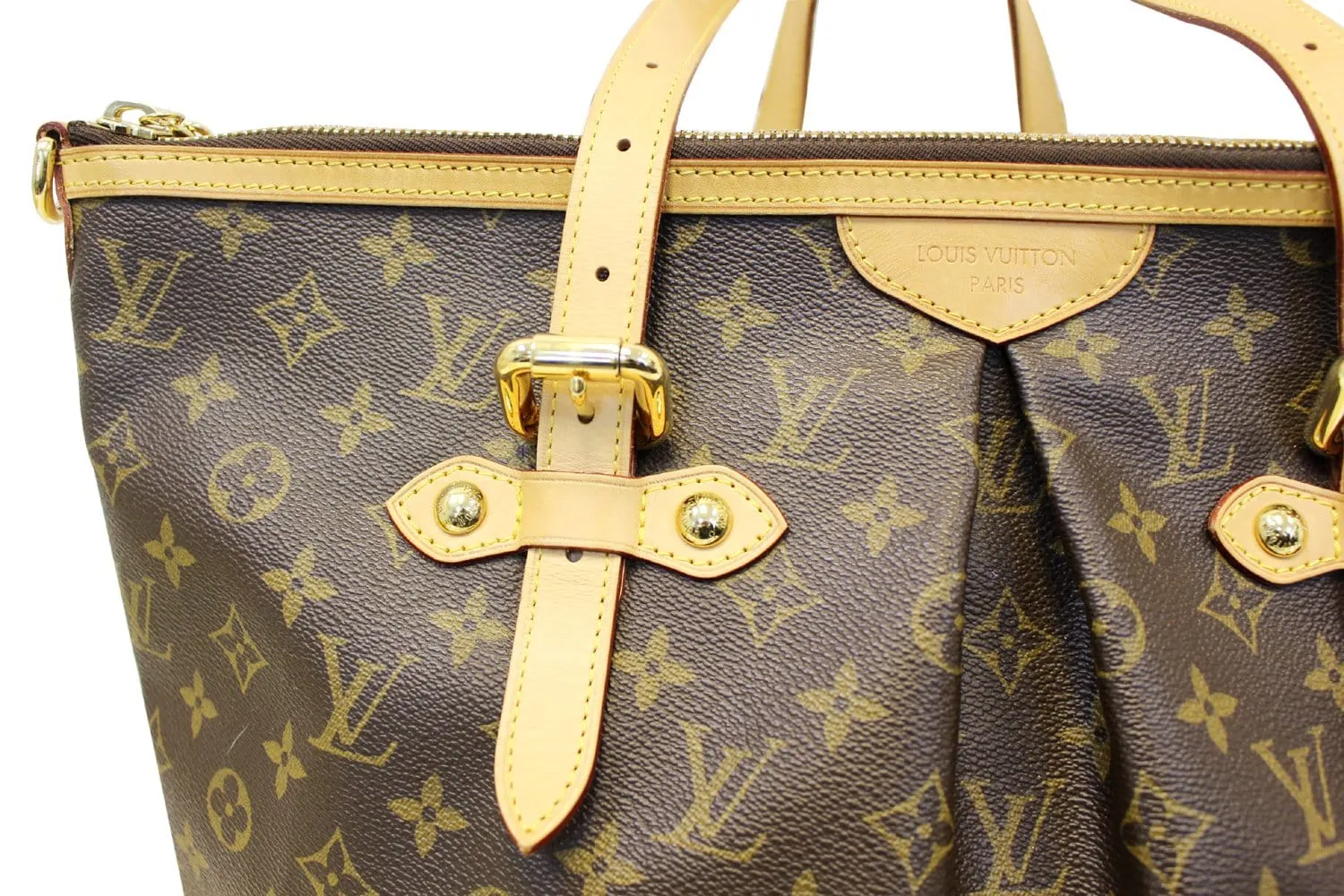 LOUIS VUITTON Monogram Canvas Palermo GM Tote Shoulder Bag