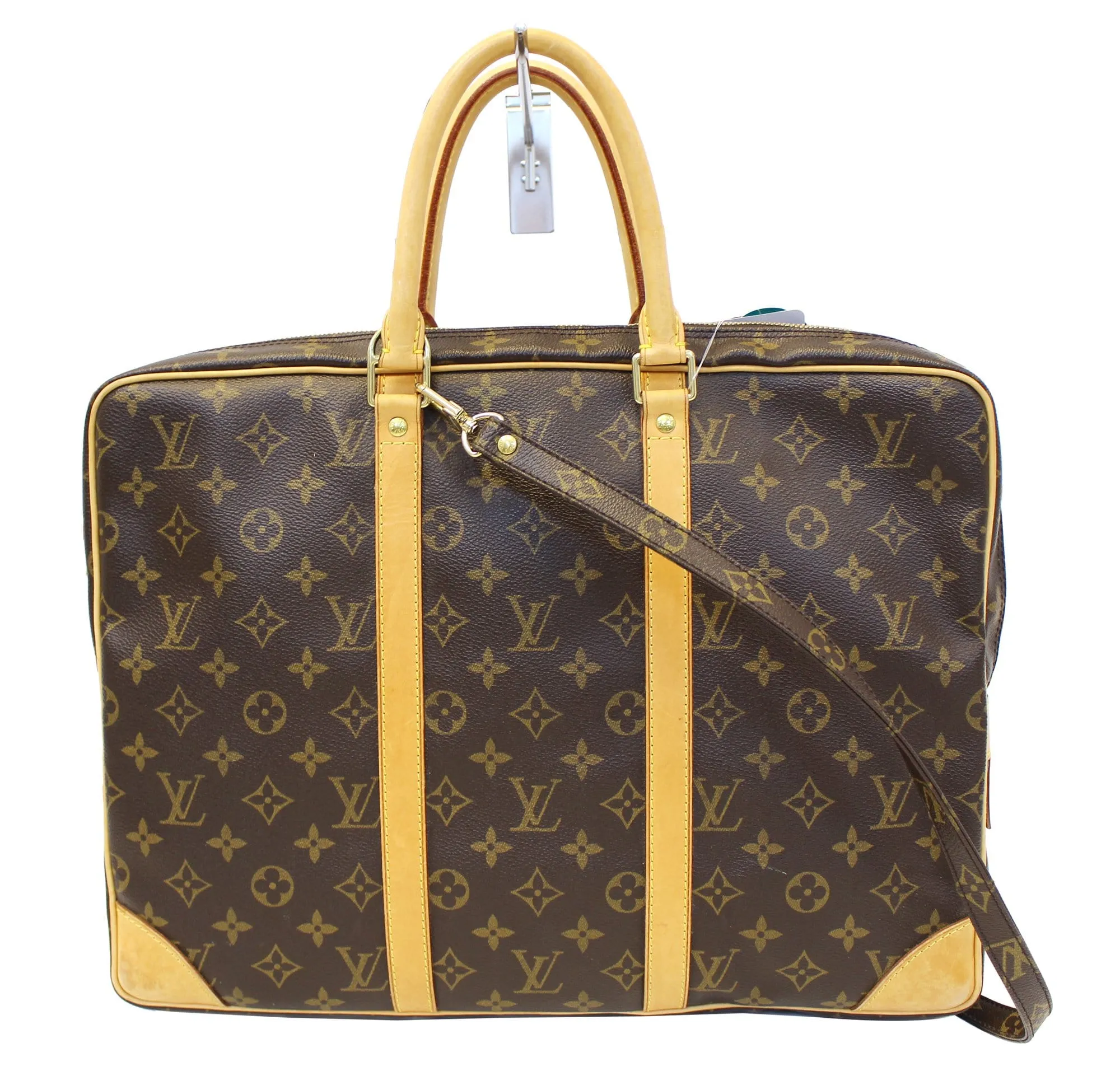 LOUIS VUITTON Monogram Canvas Porte Documents Voyage Briefcase Bag