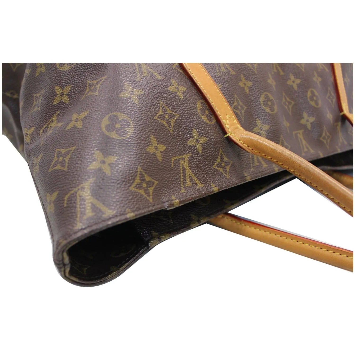 LOUIS VUITTON Monogram Canvas Raspail MM Shoulder Bag Brown