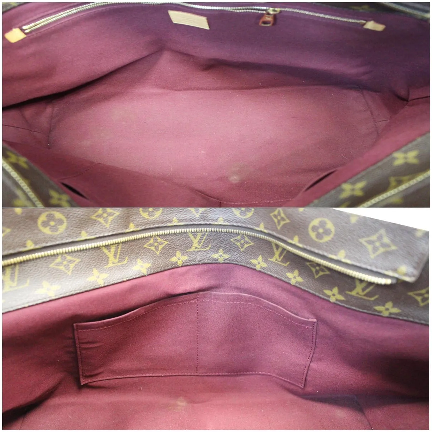 LOUIS VUITTON Monogram Canvas Raspail MM Shoulder Bag Brown