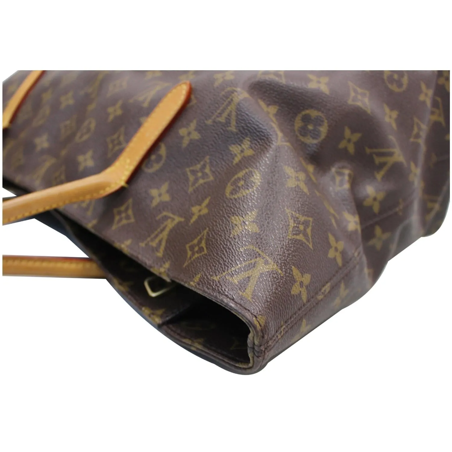 LOUIS VUITTON Monogram Canvas Raspail MM Shoulder Bag Brown