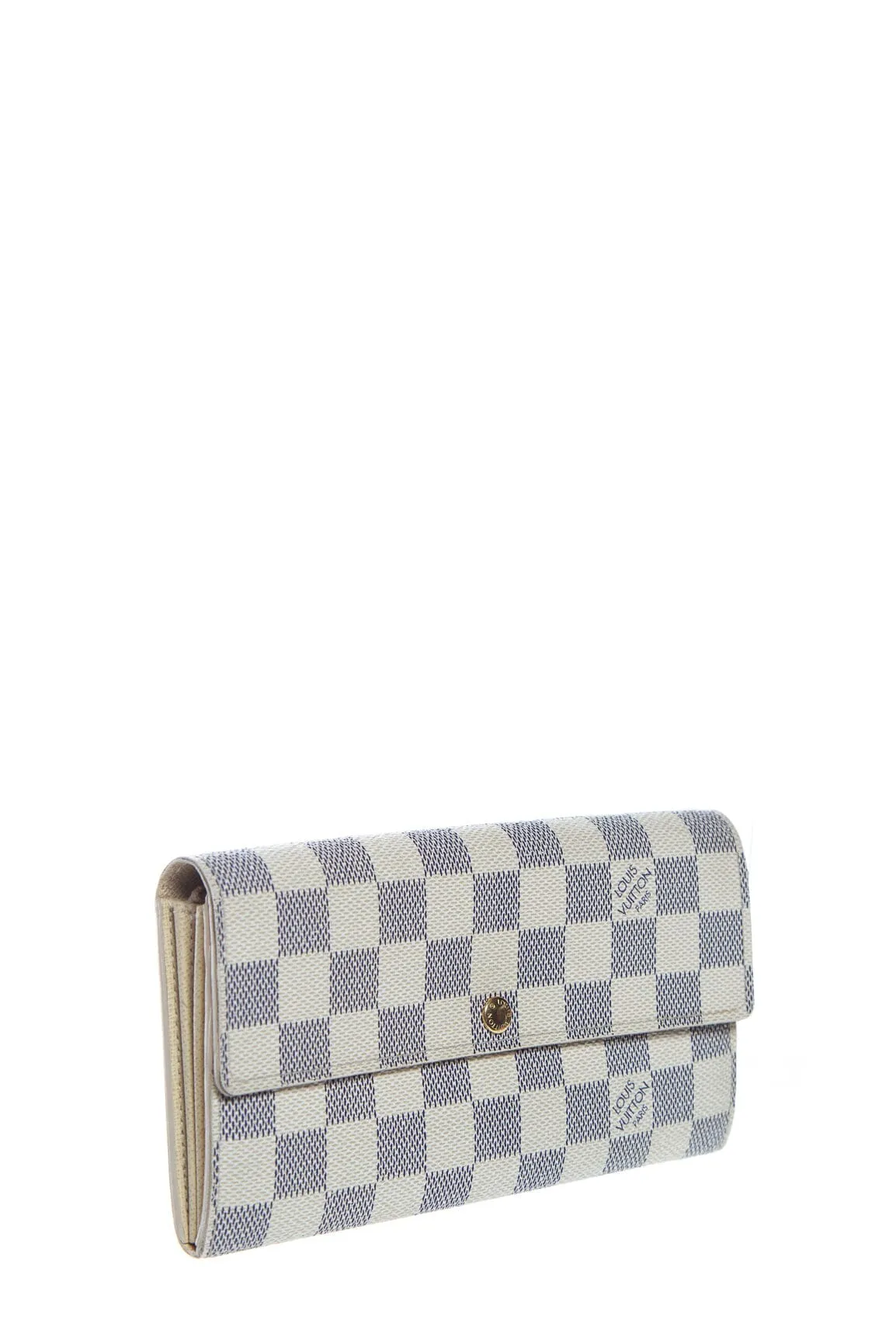 Louis Vuitton Monogram Damier Azur Sarah Continental Wallet