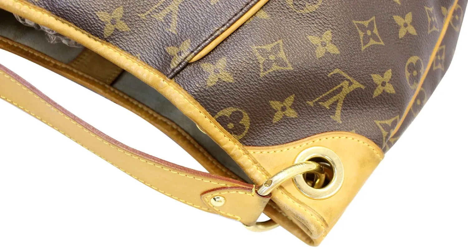 LOUIS VUITTON Monogram Galliera PM Brown Shoulder Handbag