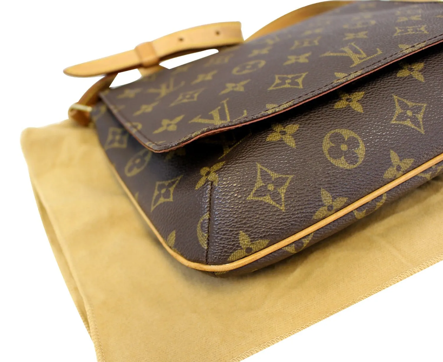 LOUIS VUITTON Monogram Musette Tango Shoulder Bag