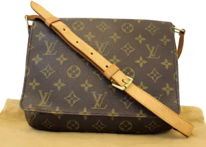 LOUIS VUITTON Monogram Musette Tango Shoulder Bag