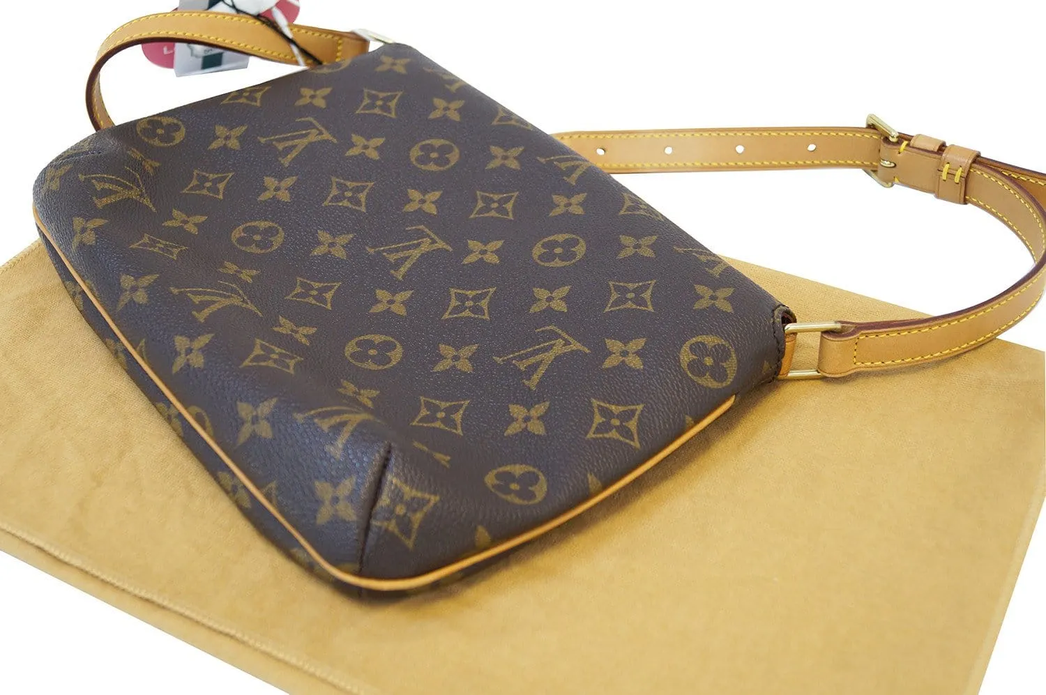 LOUIS VUITTON Monogram Musette Tango Shoulder Bag
