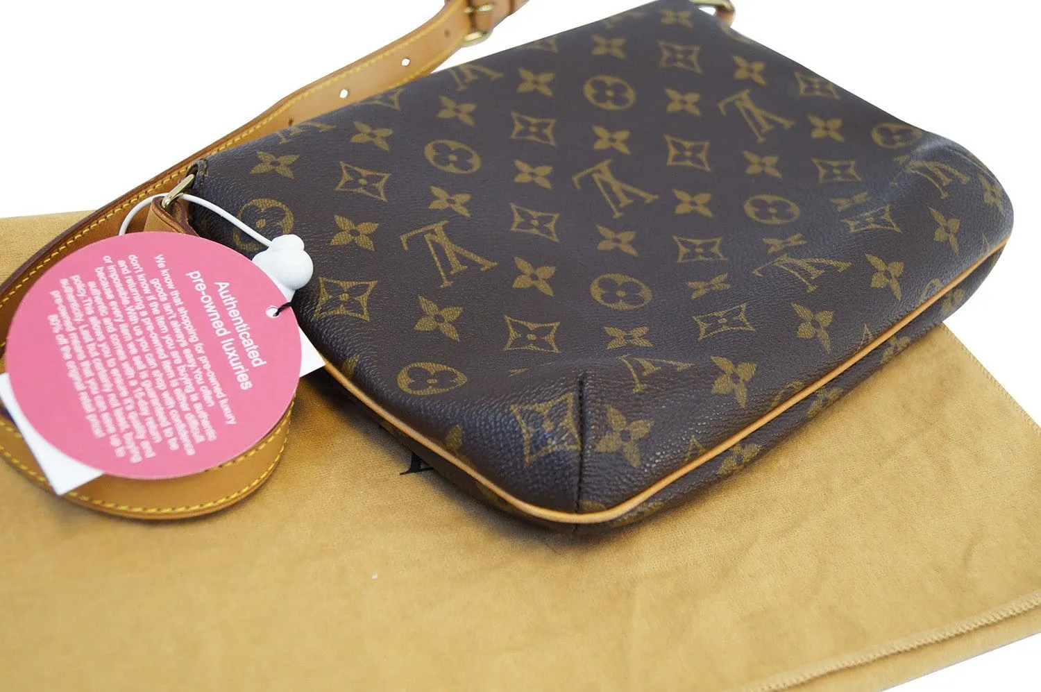 LOUIS VUITTON Monogram Musette Tango Shoulder Bag