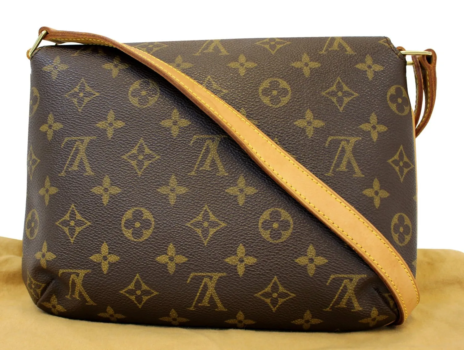 LOUIS VUITTON Monogram Musette Tango Shoulder Bag
