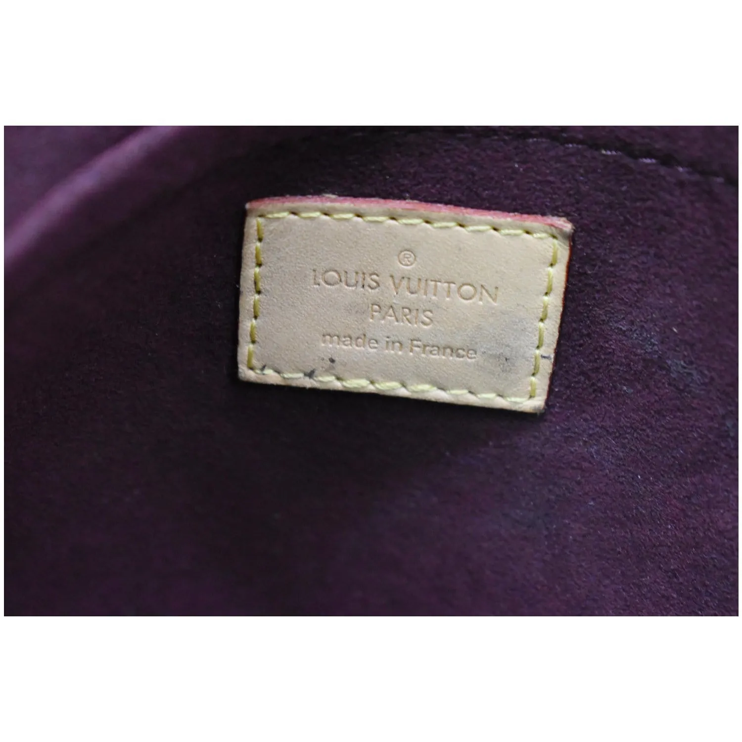 LOUIS VUITTON Montaigne GM Monogram Canvas Shoulder Bag Brown