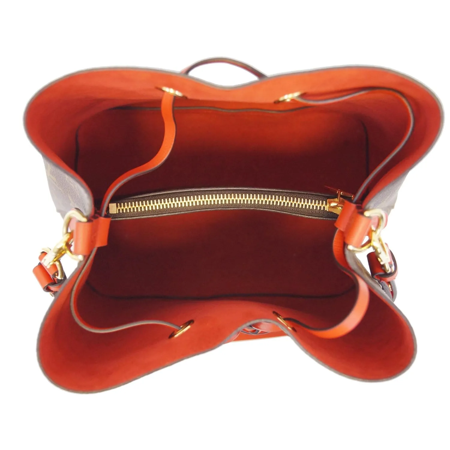 LOUIS VUITTON NeoNoe Monogram Canvas Shoulder Bag Coquelicot