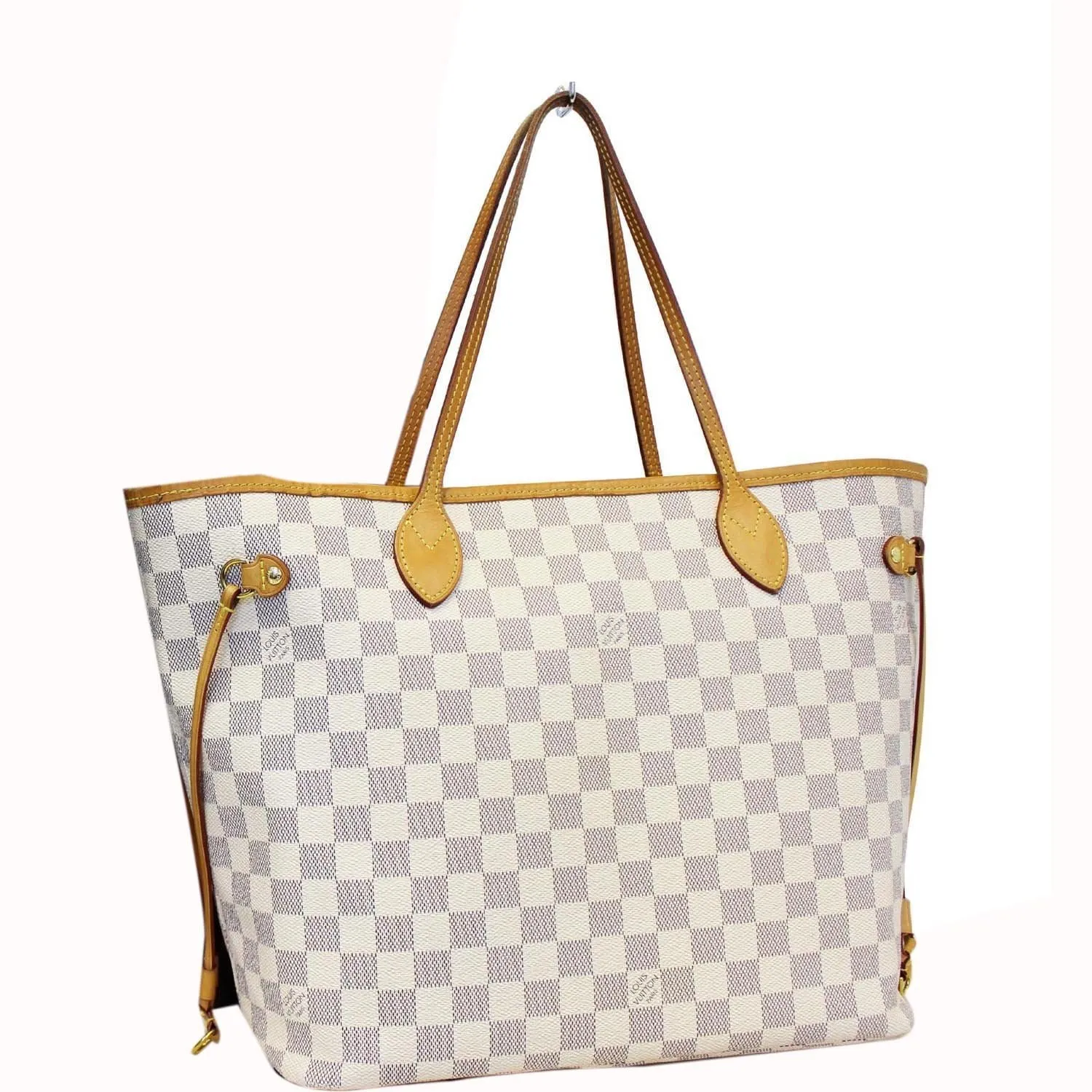 LOUIS VUITTON Neverfull MM Damier Azur Tote Bag