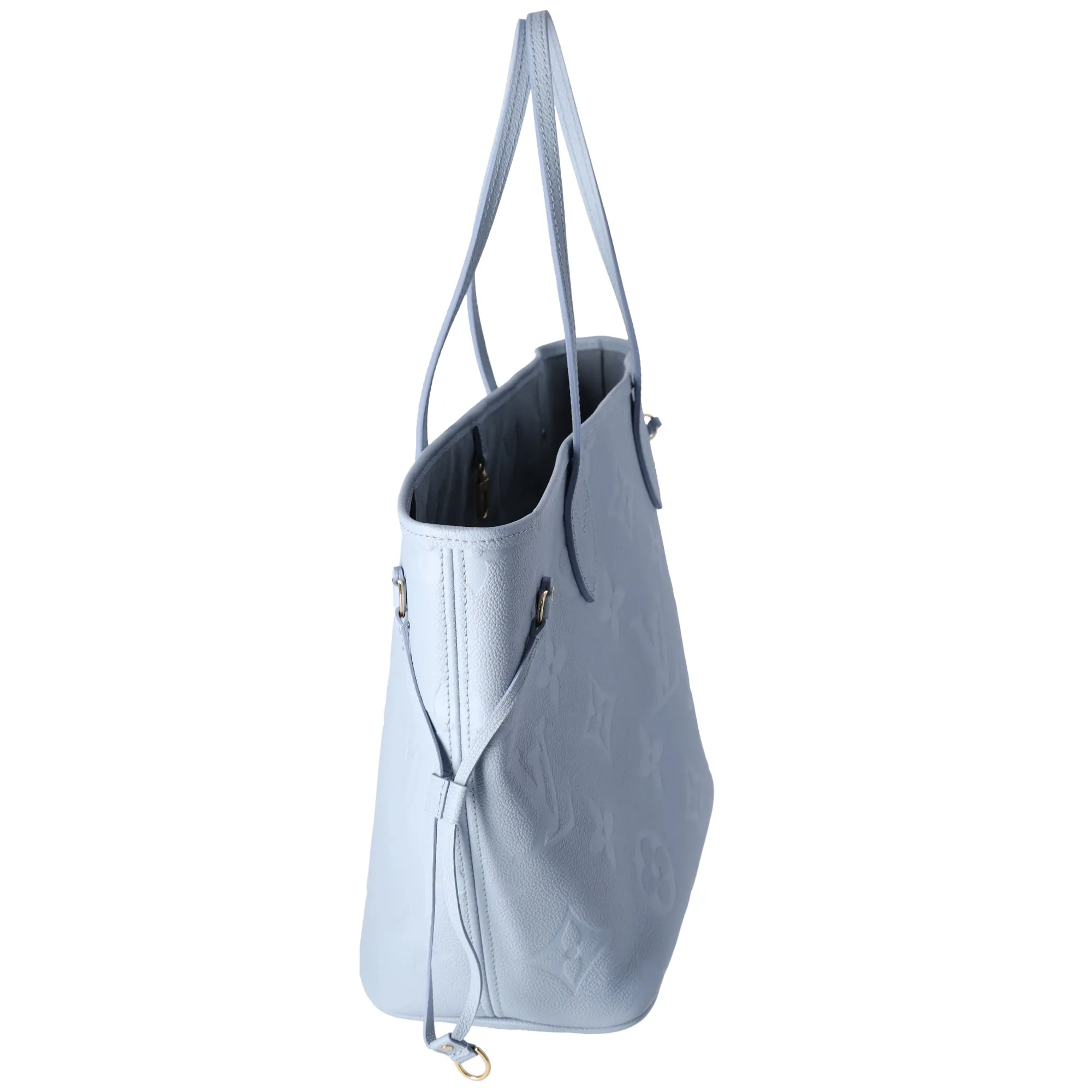 Louis Vuitton Neverfull MM Monogram Empreinte Tote Bag M46482 Blue