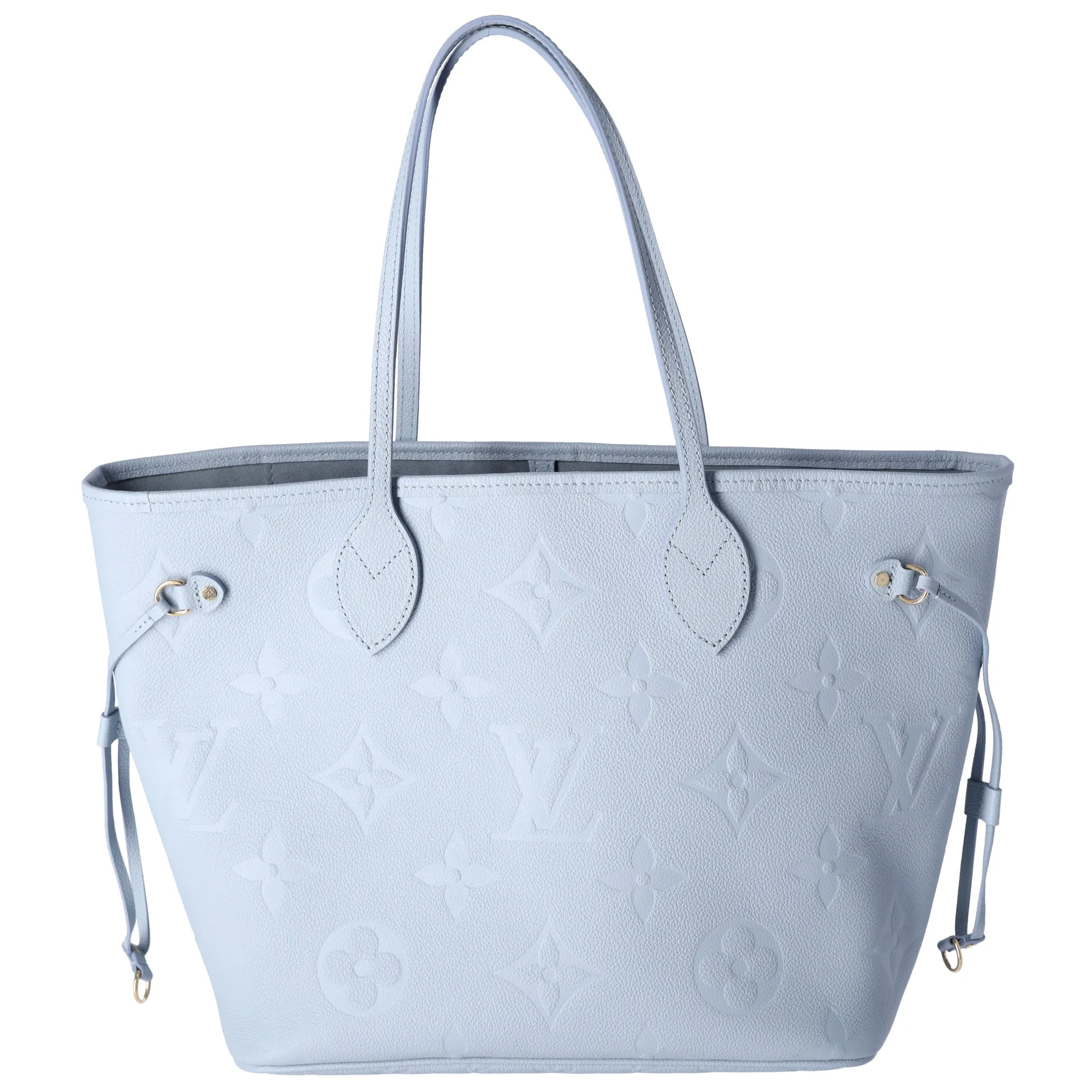 Louis Vuitton Neverfull MM Monogram Empreinte Tote Bag M46482 Blue