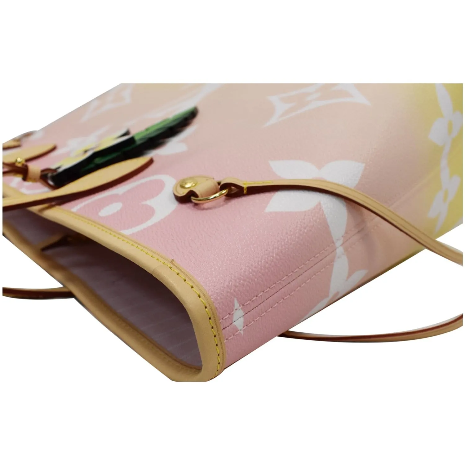 LOUIS VUITTON Neverfull MM Pool Monogram Giant Tote Shoulder Bag Light Pink - 25% OFF