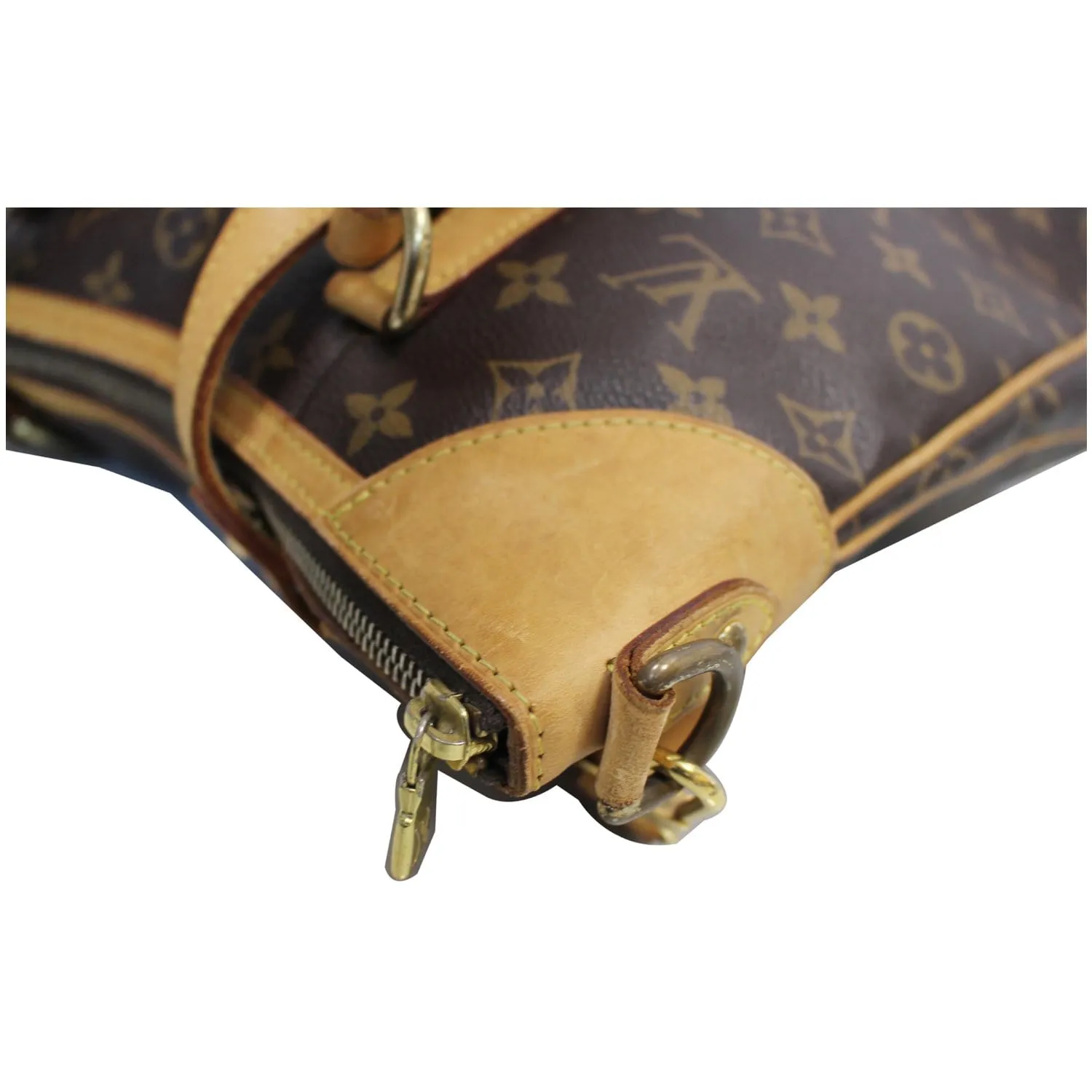 LOUIS VUITTON Odeon GM Monogram Canvas Shoulder Bag Brown