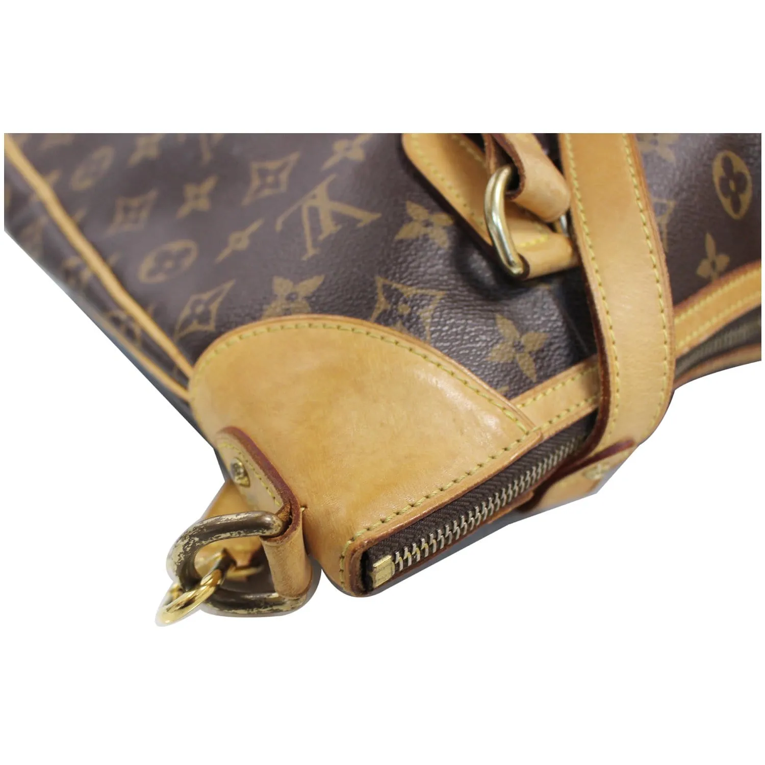 LOUIS VUITTON Odeon GM Monogram Canvas Shoulder Bag Brown