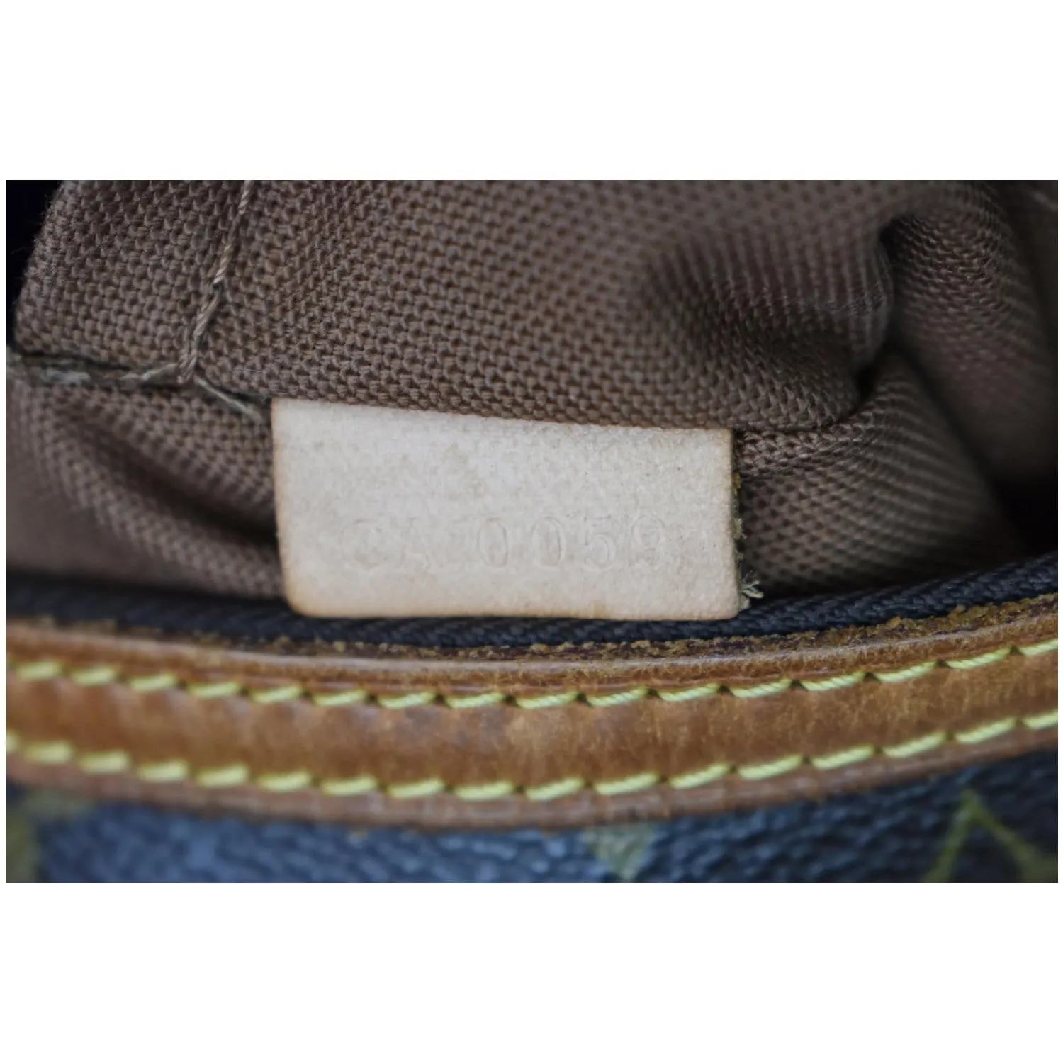 LOUIS VUITTON Odeon PM Monogram Canvas Shoulder Bag Brown