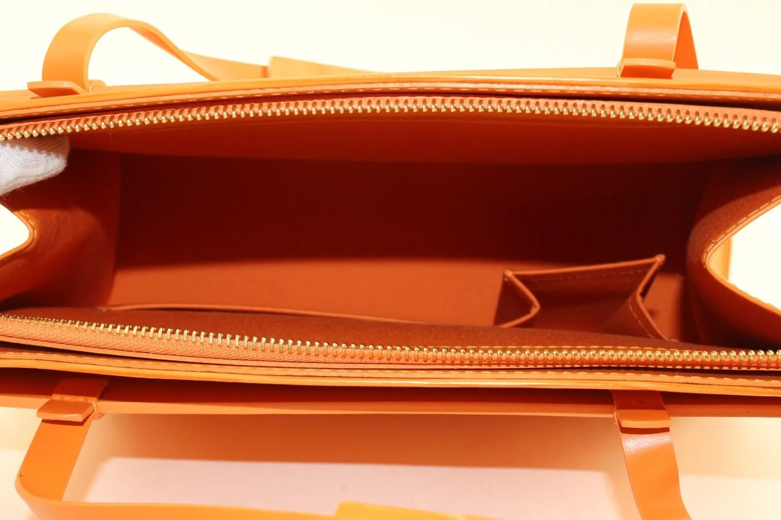 LOUIS VUITTON Orange Epi Leather Croisette Zip Shoulder Bag 1LV1220K