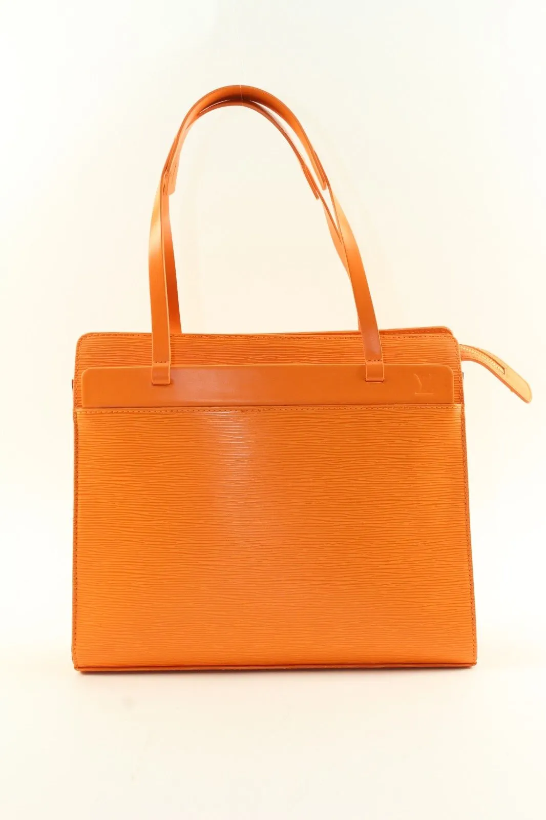 LOUIS VUITTON Orange Epi Leather Croisette Zip Shoulder Bag 1LV1220K