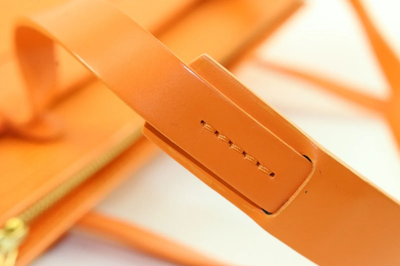 LOUIS VUITTON Orange Epi Leather Croisette Zip Shoulder Bag 1LV1220K