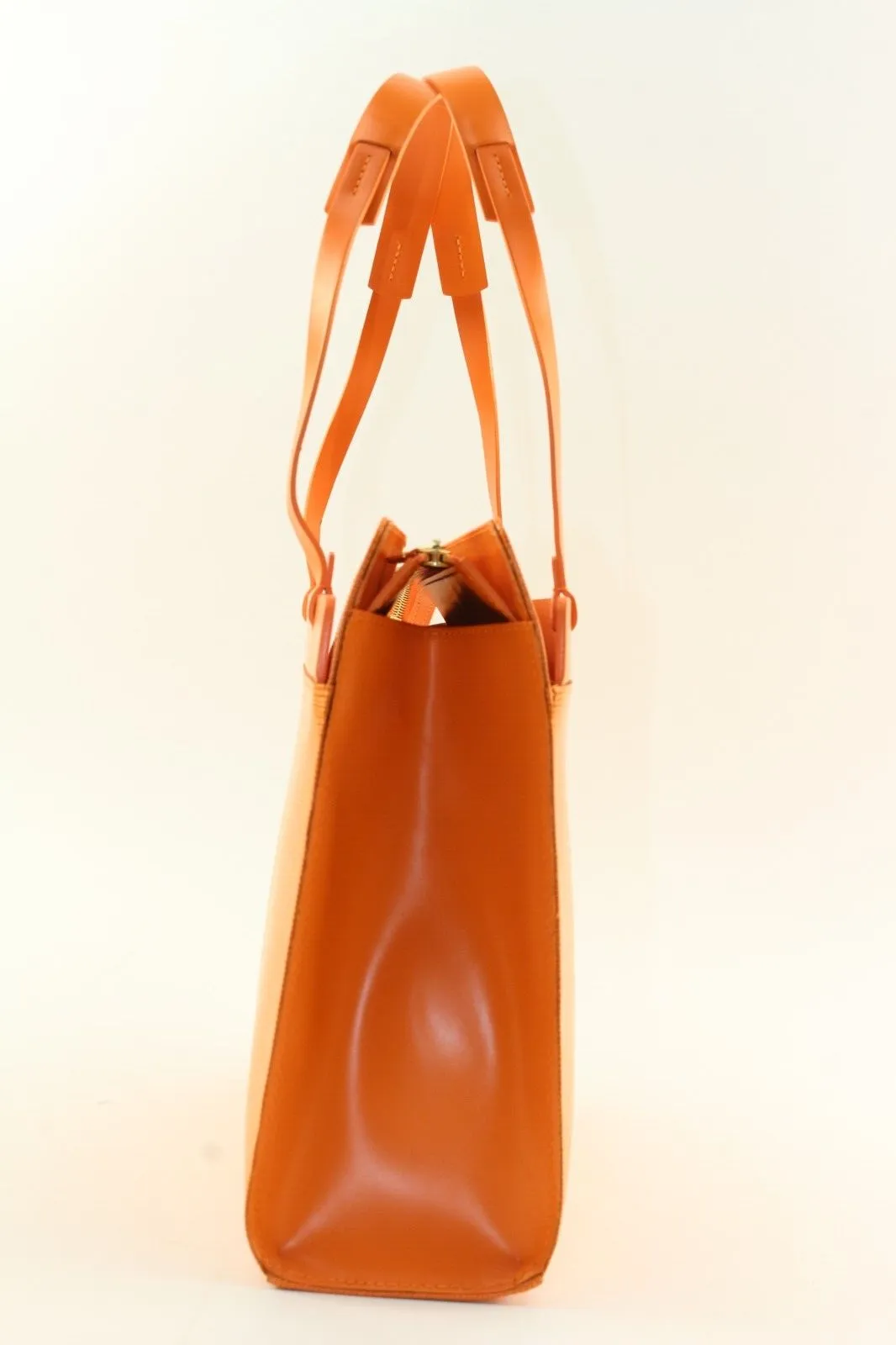 LOUIS VUITTON Orange Epi Leather Croisette Zip Shoulder Bag 1LV1220K