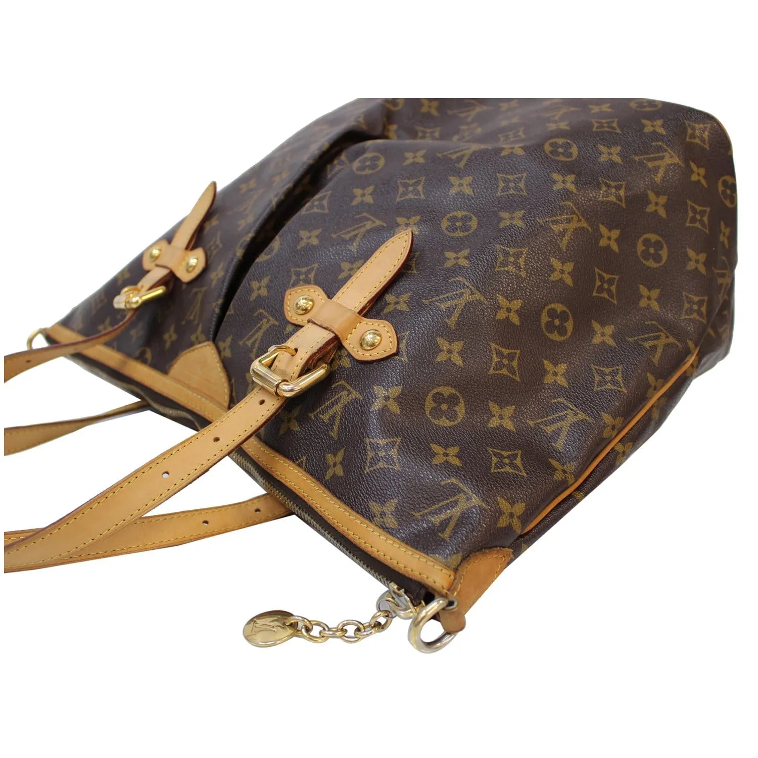 LOUIS VUITTON Palermo GM Monogram Canvas Tote Shoulder Bag Brown