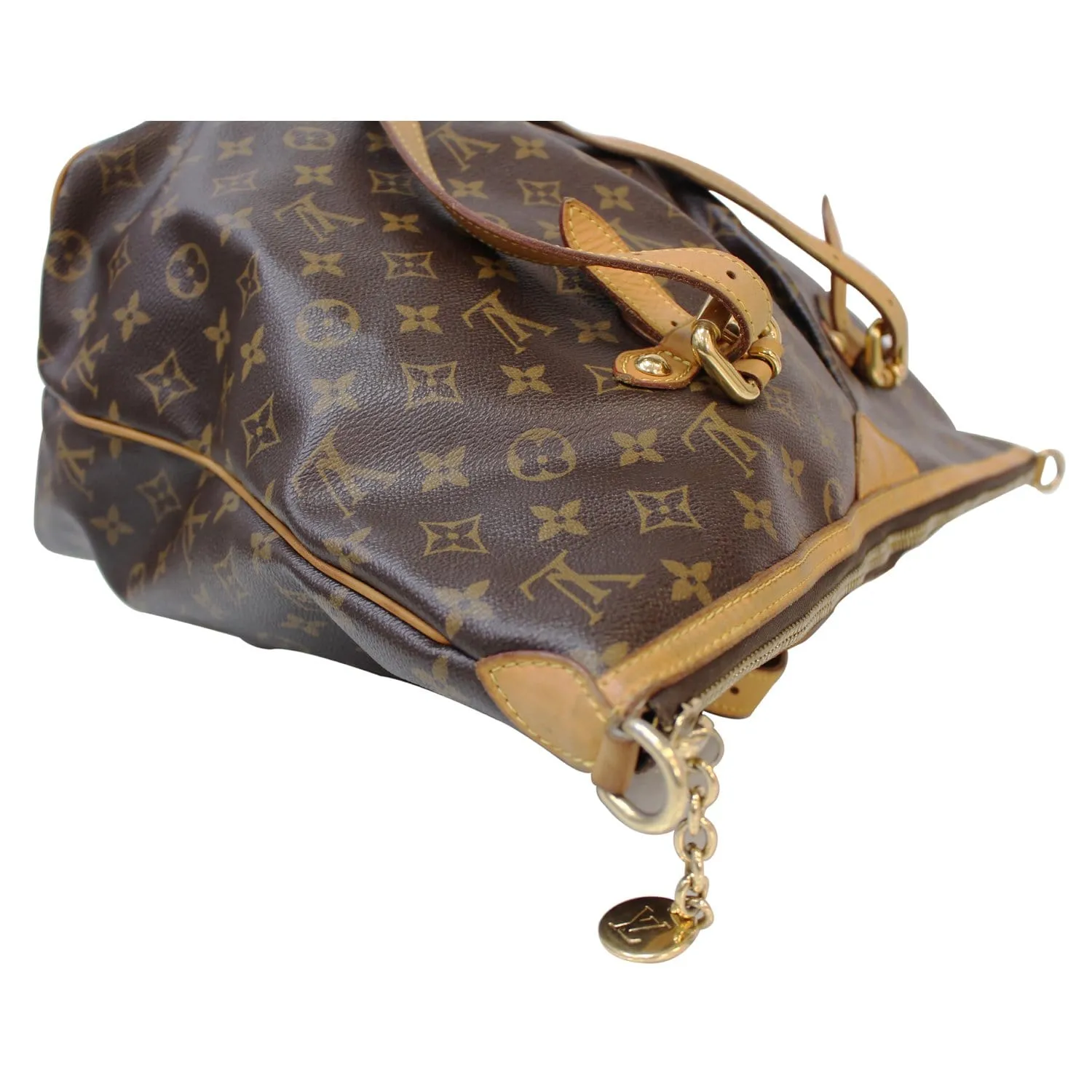 LOUIS VUITTON Palermo GM Monogram Canvas Tote Shoulder Bag Brown