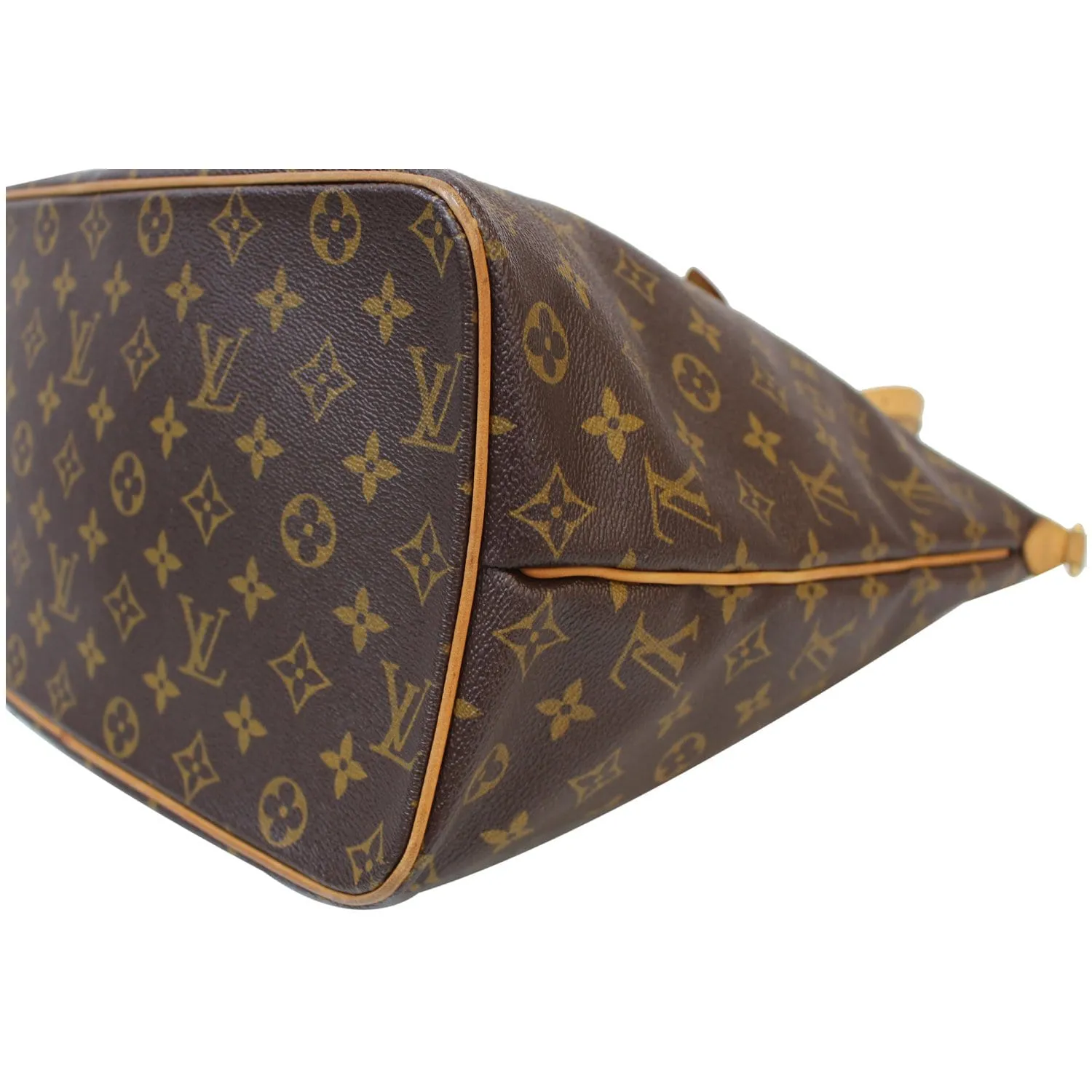 LOUIS VUITTON Palermo GM Monogram Canvas Tote Shoulder Bag Brown