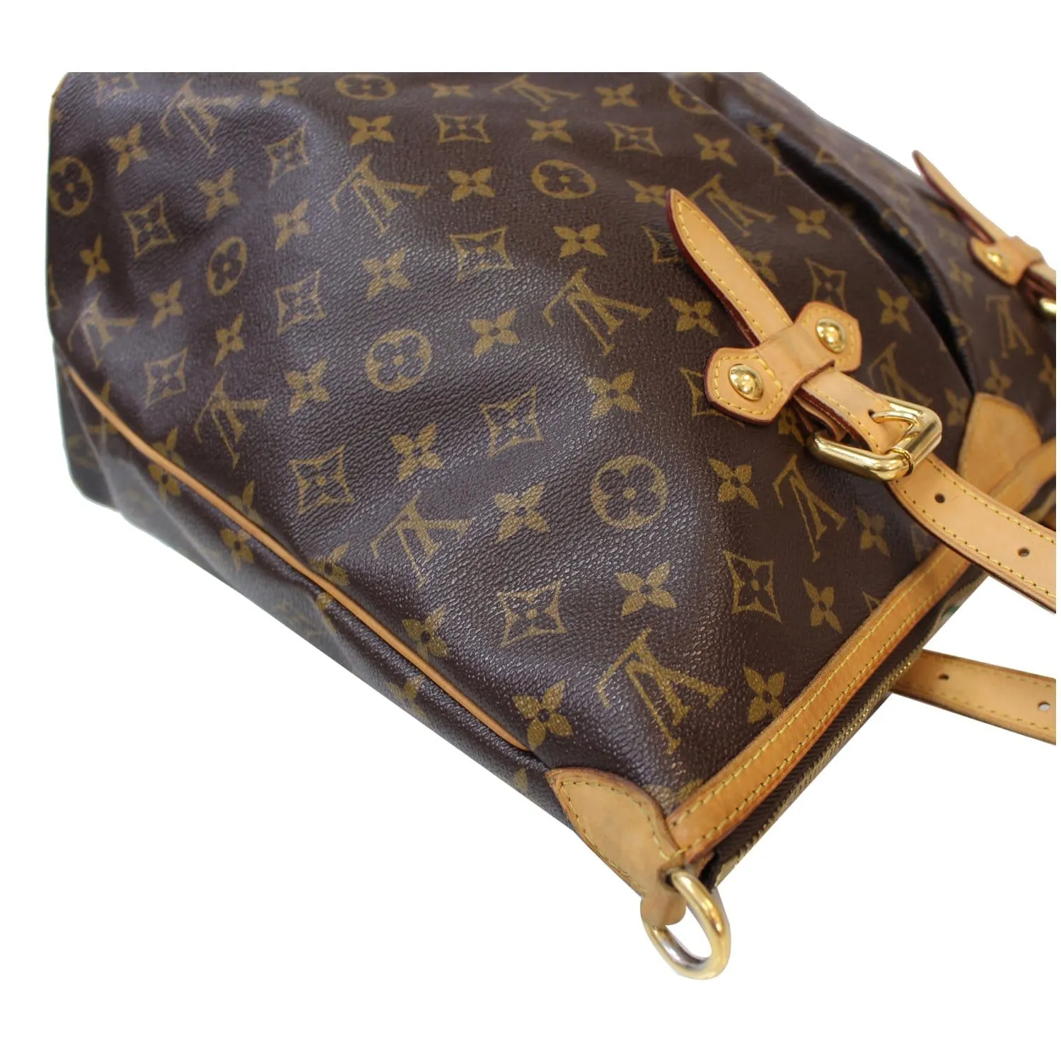 LOUIS VUITTON Palermo GM Monogram Canvas Tote Shoulder Bag Brown