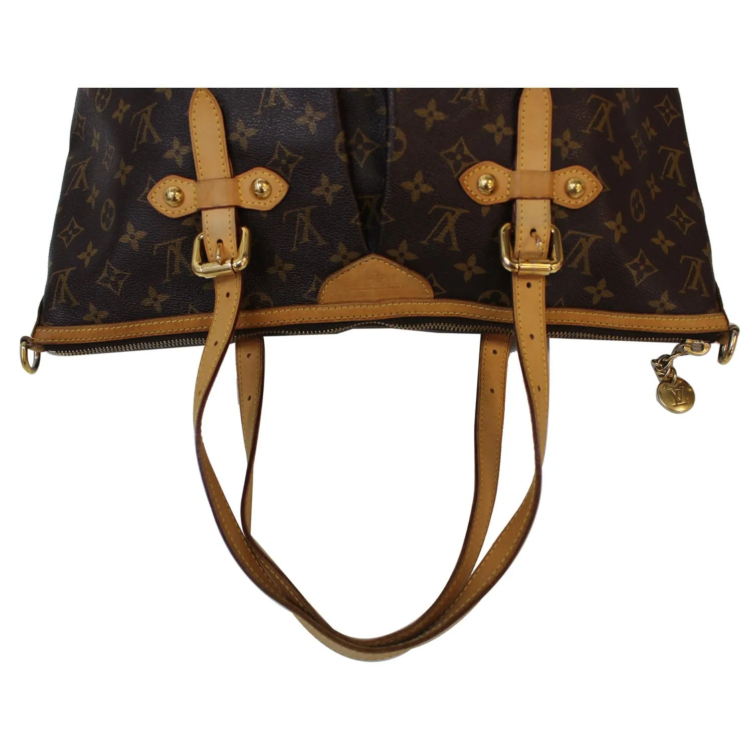 LOUIS VUITTON Palermo GM Monogram Canvas Tote Shoulder Bag Brown