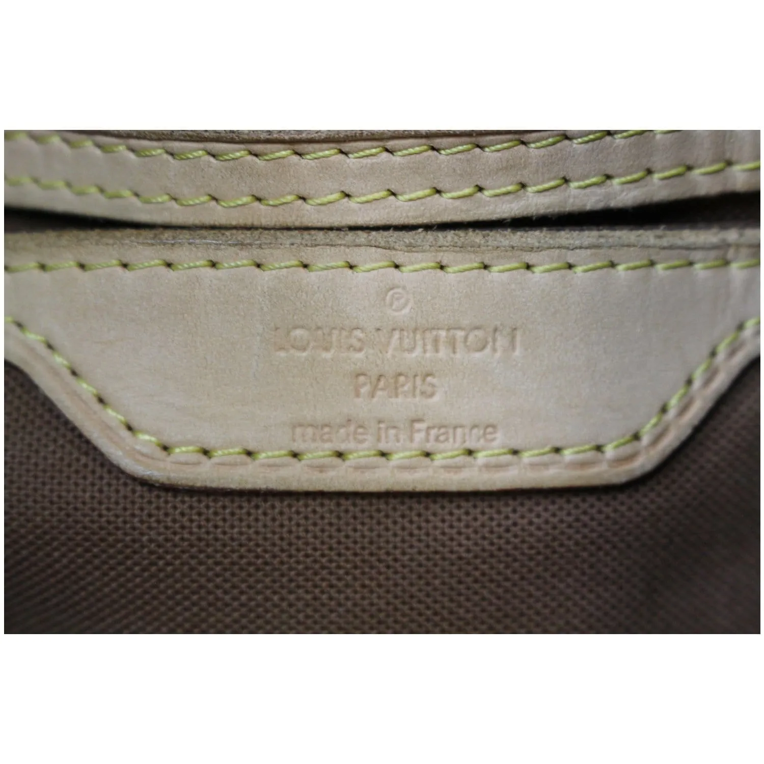 LOUIS VUITTON Palermo GM Monogram Canvas Tote Shoulder Bag Brown