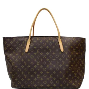 LOUIS VUITTON Raspail GM Monogram Canvas Shoulder Bag Brown