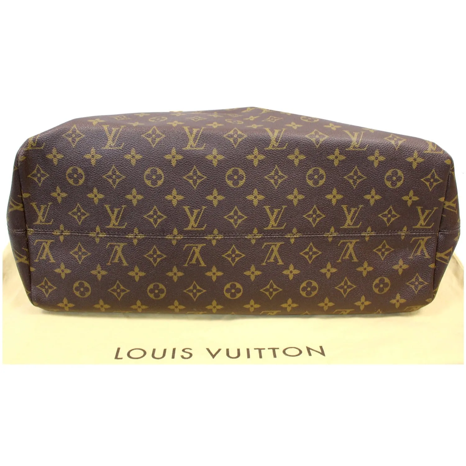 LOUIS VUITTON Raspail GM Monogram Canvas Shoulder Bag Brown
